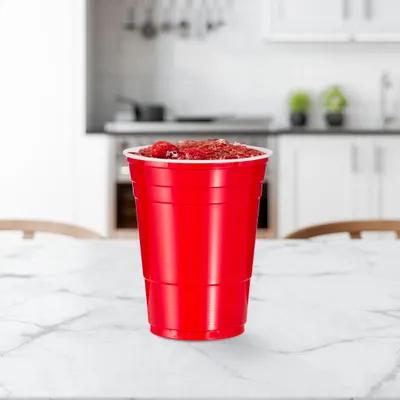 Solo® Cold Cup Party 16 OZ HIPS Red 50 Count/Pack 20 Packs/Case 1000 Count/Case