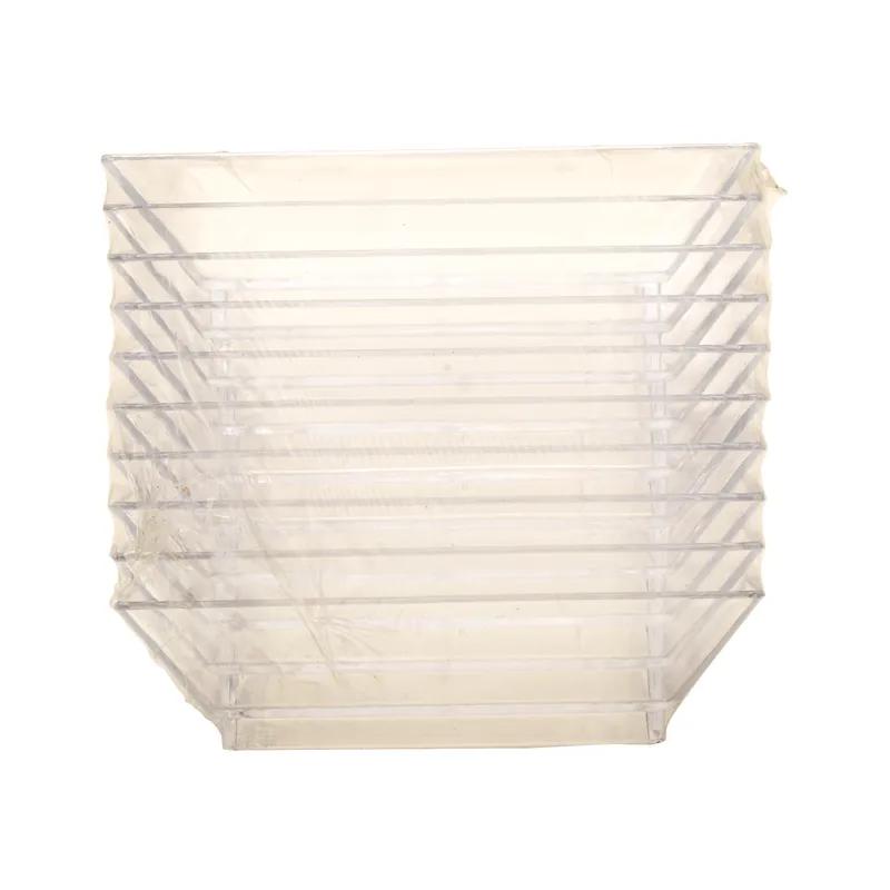 Tiny Temptations Serving Tray 2.25X2.25 IN Clear 200/Case