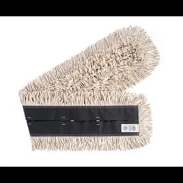 Bristles Dust Mop 48X5 IN White Synthetic Fiber 4PLY Loop End Disposable 1/Each