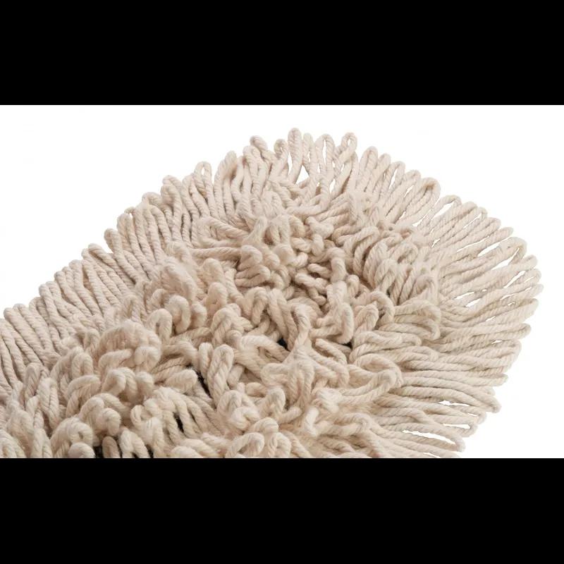 Bristles Dust Mop 48X5 IN White Synthetic Fiber 4PLY Loop End Disposable 1/Each