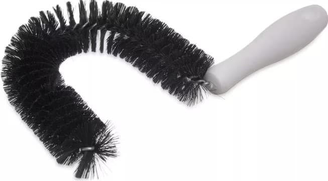 Carlisle Foodservice Products® Coffee Maker Brush 10 IN Black Curved 1/Each