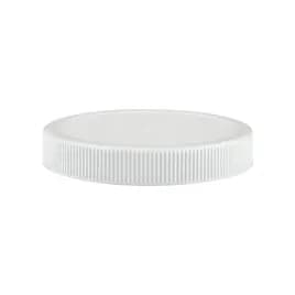 Cap Plastic White For 1 & 2OZ Boston PET Bottle Ribbed Foam Lined 7500/Case