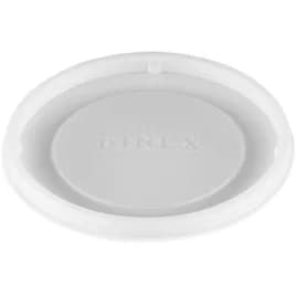 Dinex® Lid Flat PS Translucent For 9 OZ Bowl 1/Case