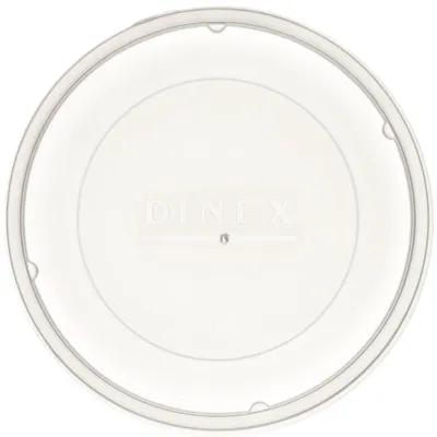 Dinex® Lid Flat PS Translucent For 9 OZ Bowl 1/Case