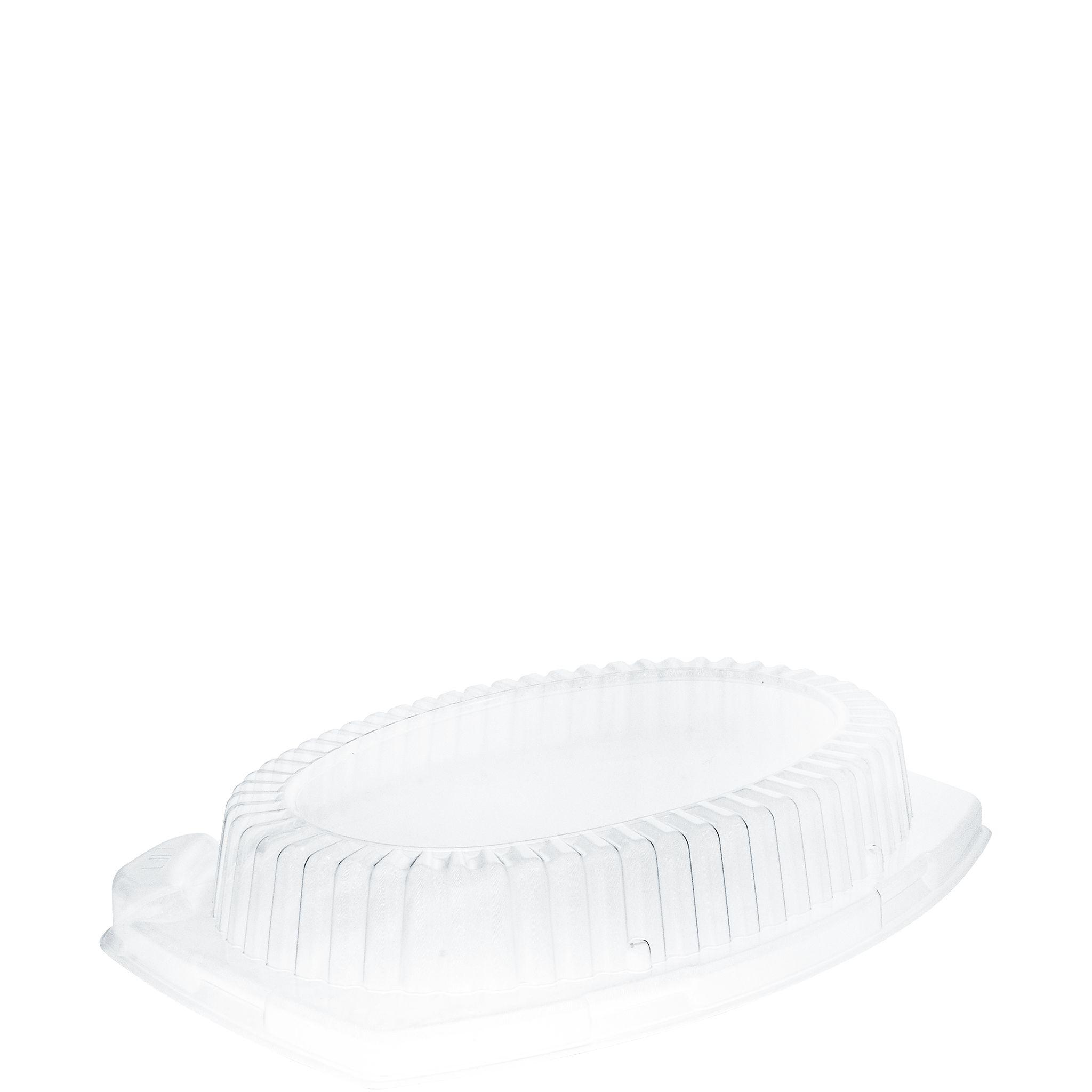 Dart® Lid Dome 1.7 IN OPS Clear Oval For Platter 125 Count/Pack 4 Packs/Case 500 Count/Case