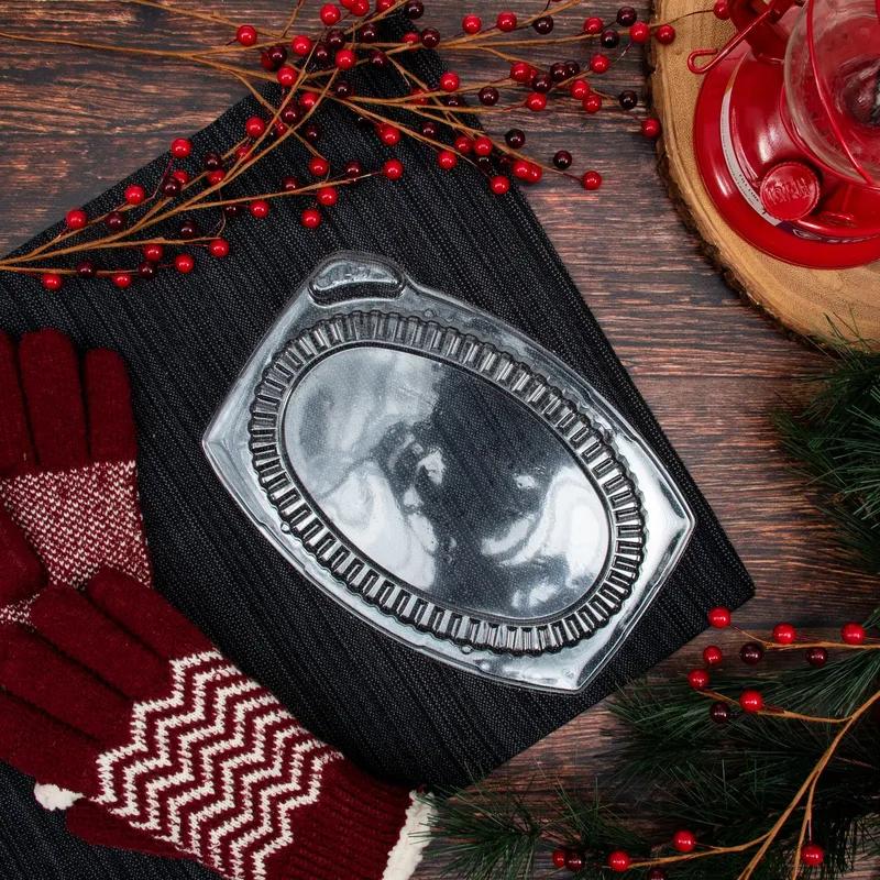 Dart® Lid Dome 1.7 IN OPS Clear Oval For Platter 125 Count/Pack 4 Packs/Case 500 Count/Case