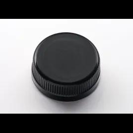 Cap Plastic Black For HDPE & PET Bottles Screw Top 2500/Case