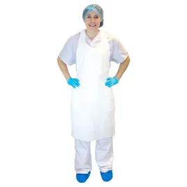 Apron 28X46 IN White 2MIL PE Disposable 500/Case
