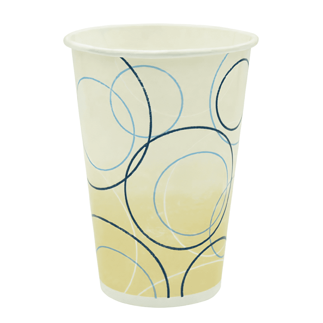 Cold Cup 7 OZ Single Wall Poly-Coated Paper Multicolor Champagne 2500/Case