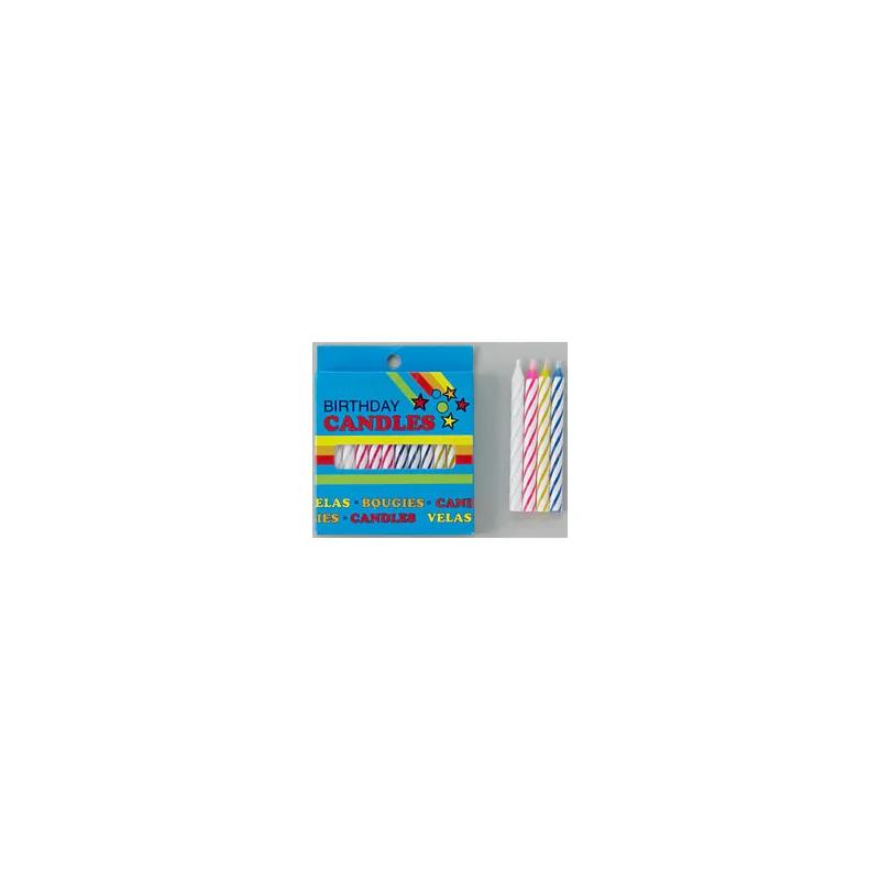Birthday Candle Blue Birthday 12/Pack