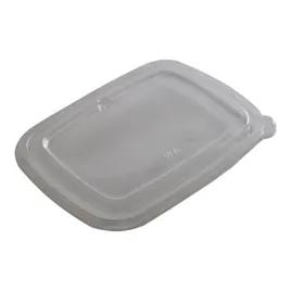 Lid Dome 8.8X6.5X0.5 IN PP Clear Rectangle For 28 OZ Container Unhinged 150/Case