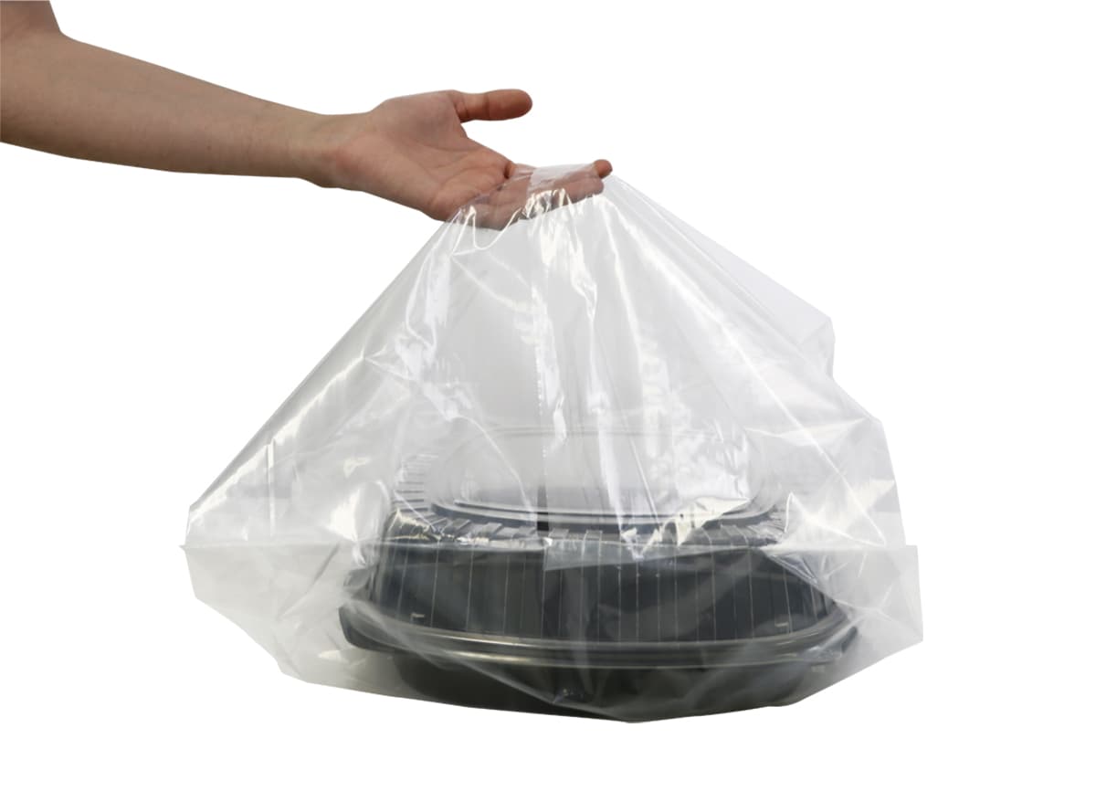 Catering Bag 18X7X24.5 IN Plastic Gusset 50/Case
