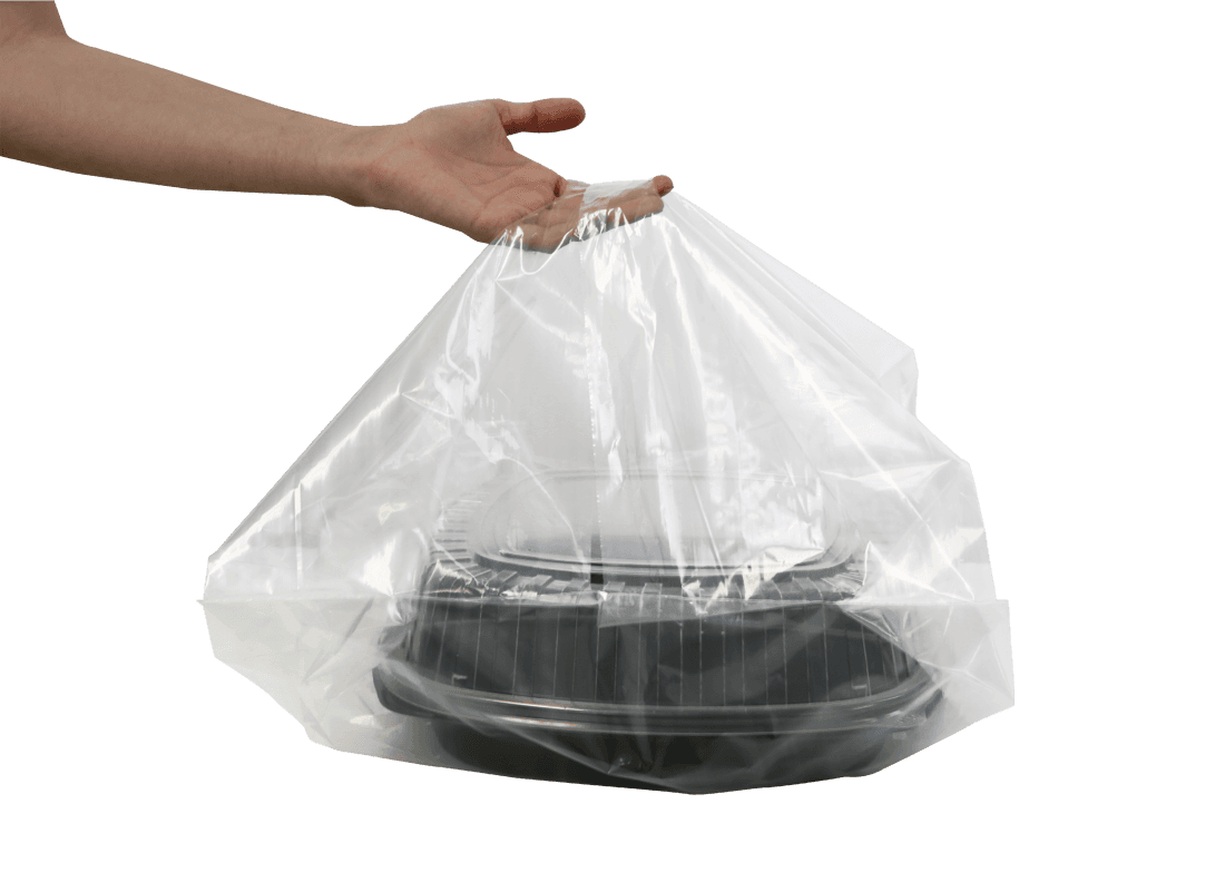 Catering Bag 18X7X24.5 IN Plastic Gusset 50/Case