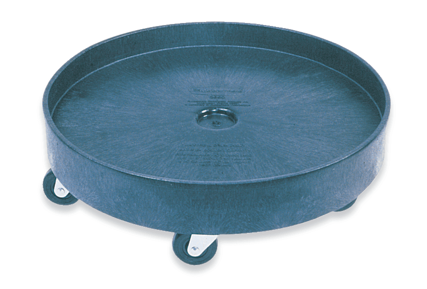 Brute® Dolly 24.21X24.21X7.09 IN 400 LB Black Resin Swivel Universal 1/Each