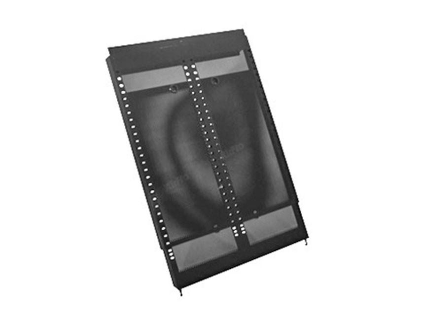 Merchandiser Plastic Black 46-62 Adjustable Vertical Rear Hanging 1/Each