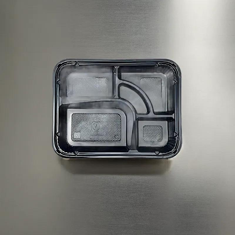 Bento Box Base & Lid Combo 5 Compartment 200/Case