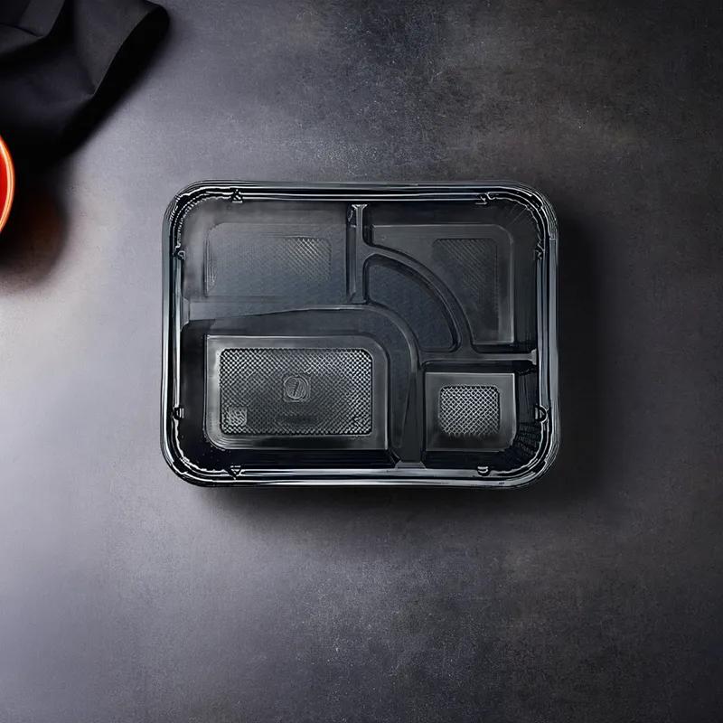 Bento Box Base & Lid Combo 5 Compartment 200/Case