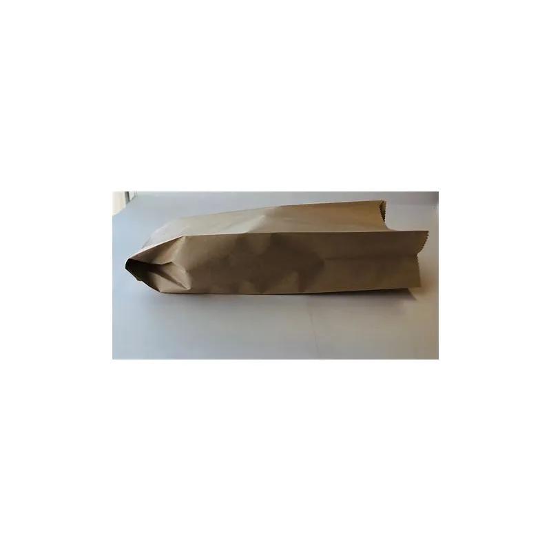 Baguette Bread Bag 4.5X2.5X24 IN Kraft Paper Kraft Gusset 1000/Case