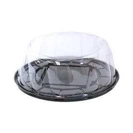 Cake Container & Lid Combo 8X5 IN Plastic Round Shallow 120/Case