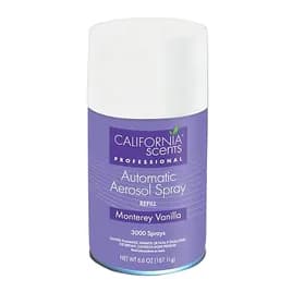 Air Freshener Monterey Vanilla Aerosol 6.6 FLOZ For Metered Aerosol Dispenser Dispenser 12/Case