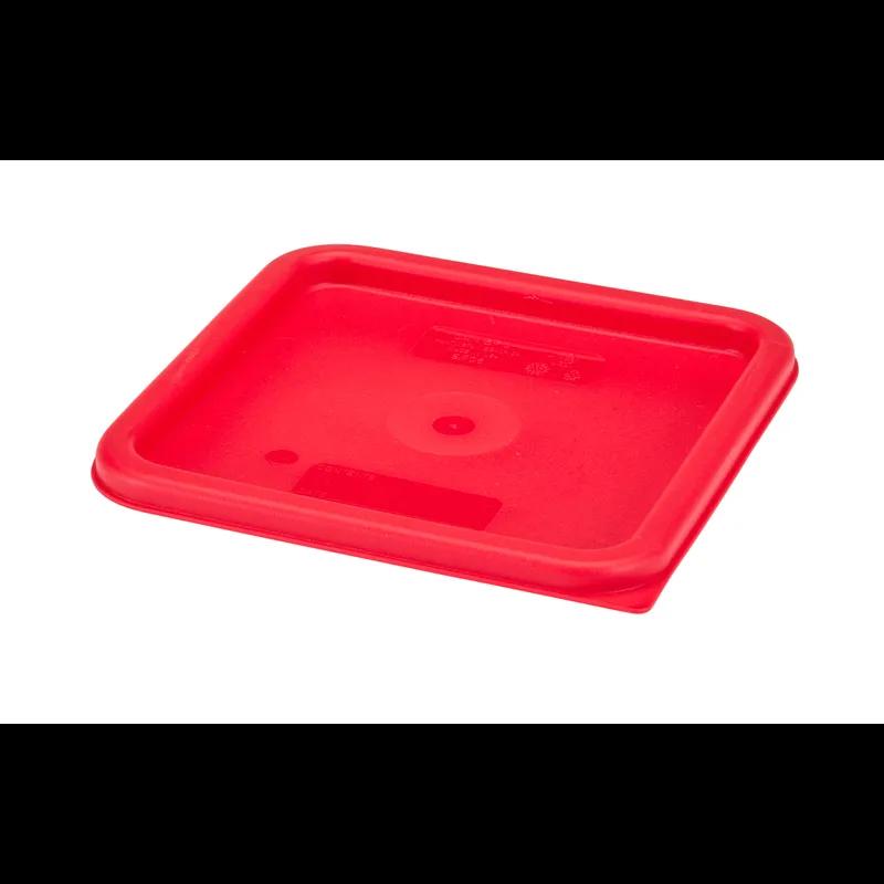 Lid 9X9 IN 6-8 QT Red PE Dishwasher Safe 6/Case