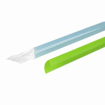 Colossal & Boba Straw 0.394X9 IN Plastic Assorted Cello Wrapped Diagonal Cut 1600/Case