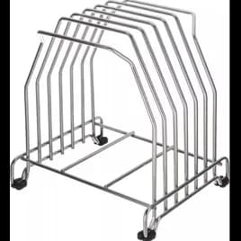 San Jamar Cut-N-Carry Rack Stainless Steel Brushed Nickel For Cutting Board 1/Each