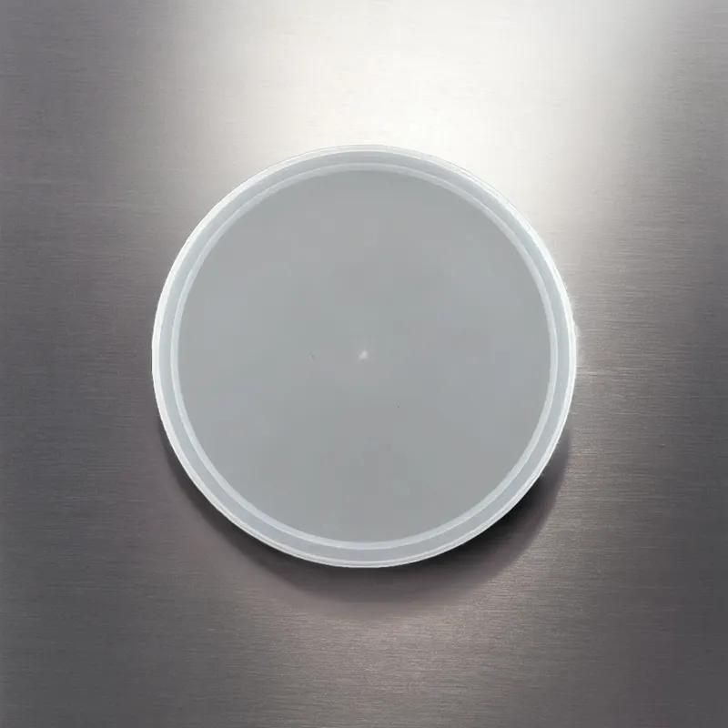 Classic Line Lid Flat 8.85X0.535 IN LLDPE Clear Round For 160 OZ Container 100/Case
