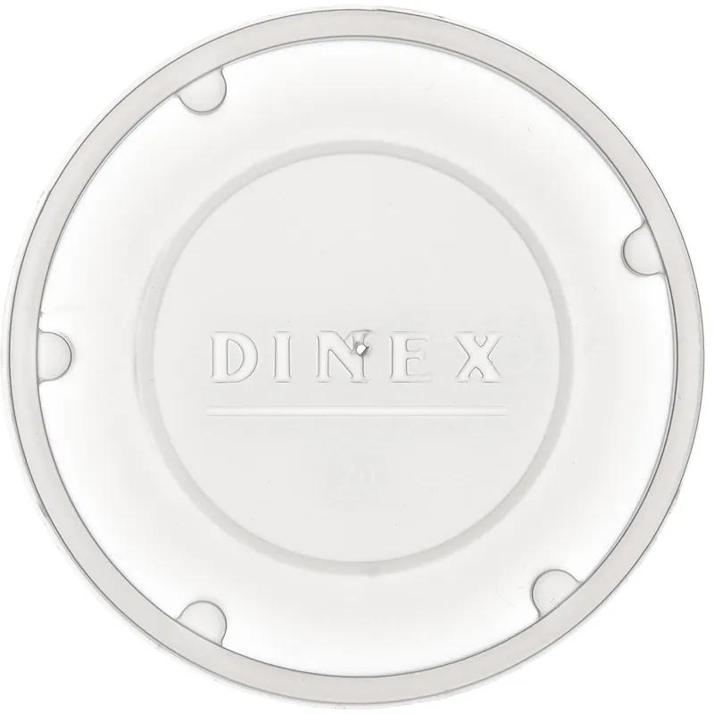 Dinex® Lid Flat PS Translucent For 6-8 OZ Cup No Hole 1000/Case
