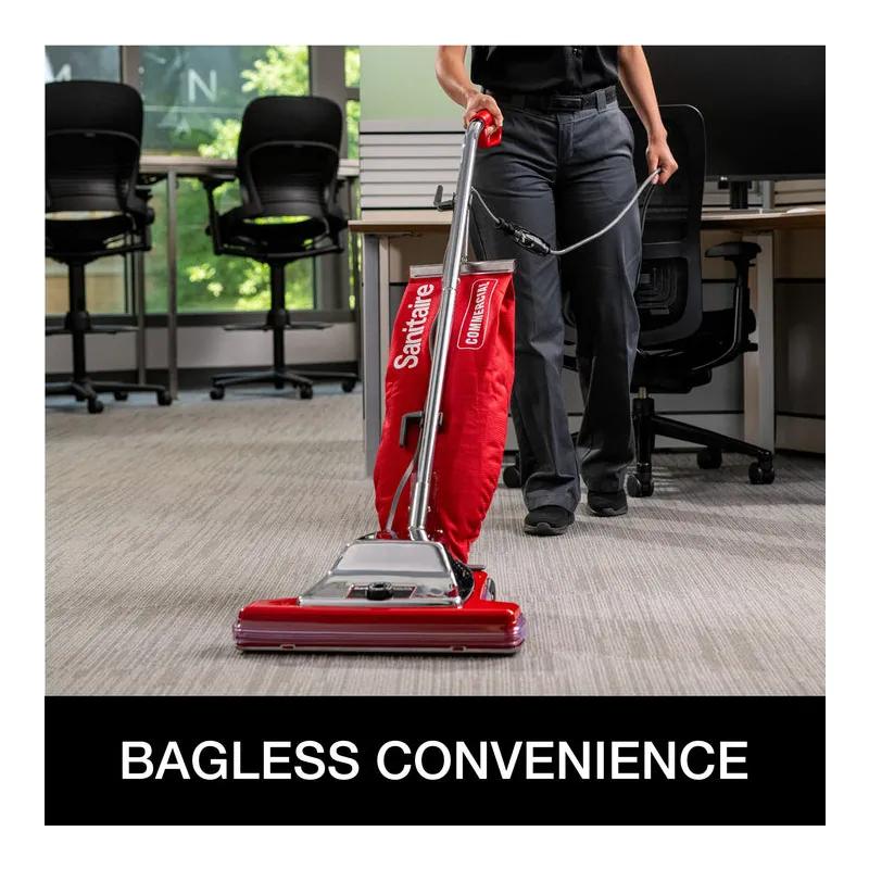 Sanitaire® TRADITION® Wide Track® Upright Vacuum Shake Out Bag 16.5X20.5X10.5 IN 18 QT 16IN 7 amp With 50FT Cord 1/Each