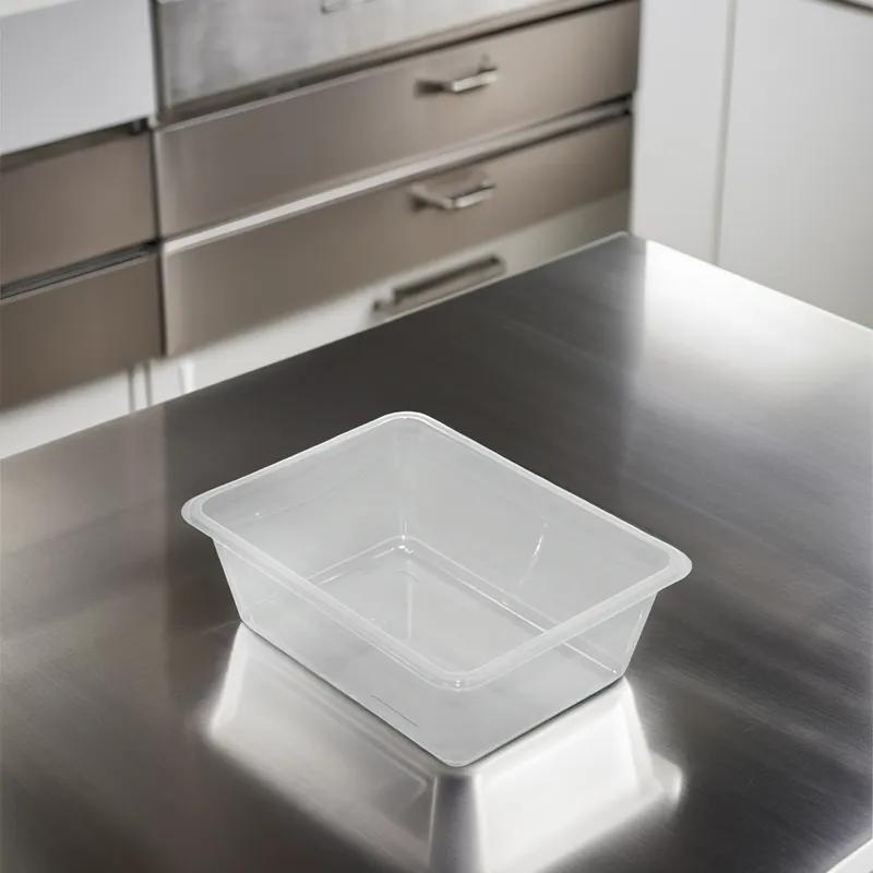 Fresh 'n Clear® Deli Container Base 64 OZ PET Clear Rectangle 360/Case