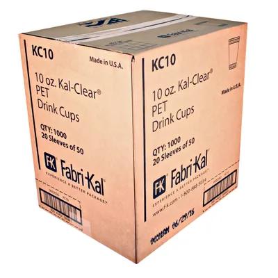 Kal-Clear Cold Cup 10 OZ PET Clear 1000/Case