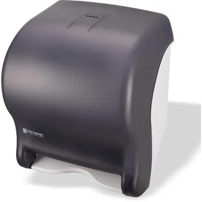 San Jamar Tear-N-Dry Essence Paper Towel Dispenser ABS Wall Mount Black Electronic 1/Each