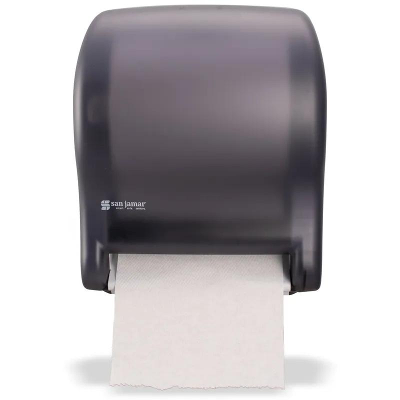 San Jamar Tear-N-Dry Essence Paper Towel Dispenser ABS Wall Mount Black Electronic 1/Each