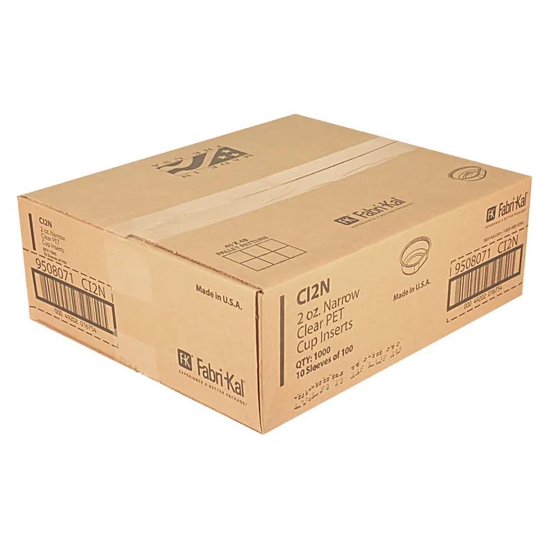 Souffle & Portion Cup Insert 2 OZ PET Clear 1000/Case