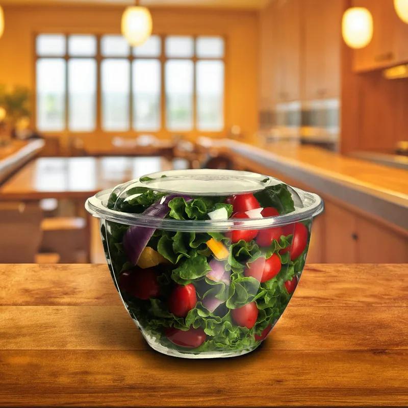 Salad Bowl & Lid Combo 48 OZ PLA 150/Case