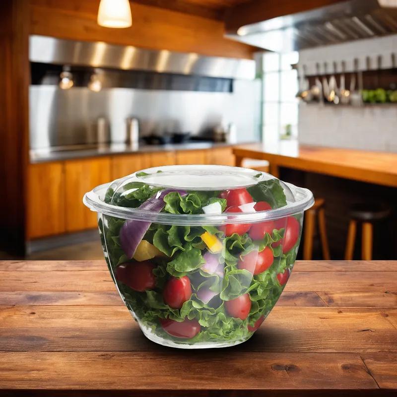 Salad Bowl & Lid Combo 48 OZ PLA 150/Case