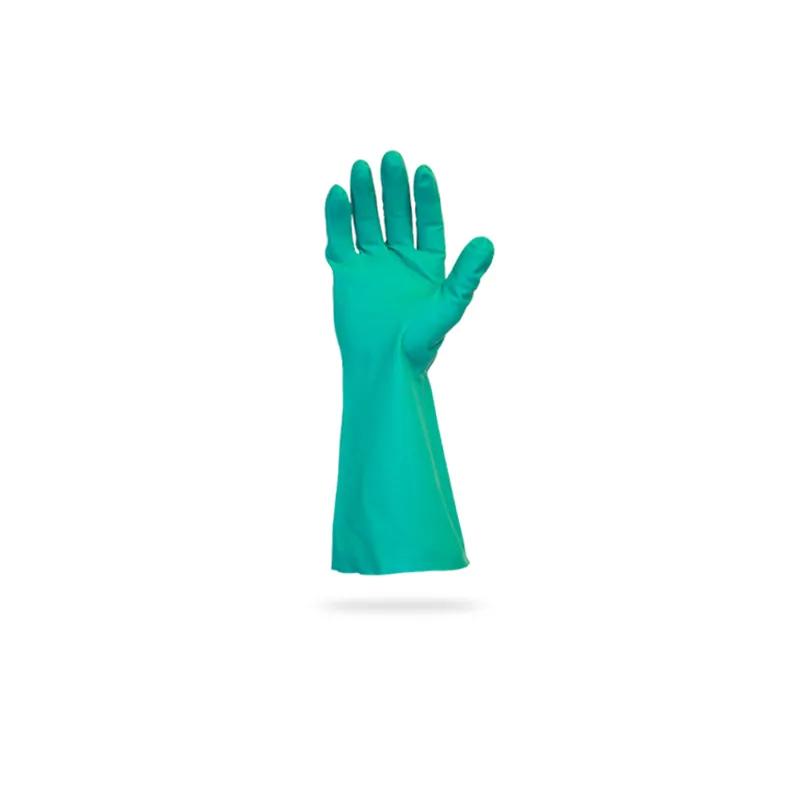 Safety Zone® Gloves Medium (MED) Green Nitrile Disposable Unlined 1/Dozen