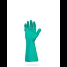 Gloves Medium (MED) Green Nitrile Rubber Disposable Unlined 1/Dozen