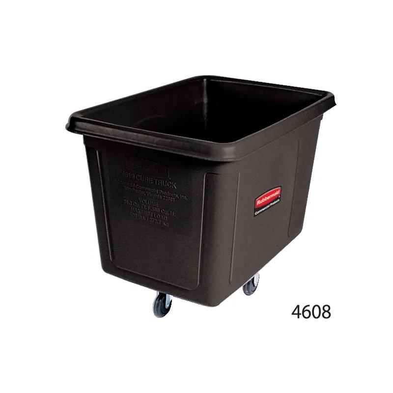Cube Truck 38X26X28.13 IN 8 Cubic Foot Black Plastic FDA Approved 1/Each