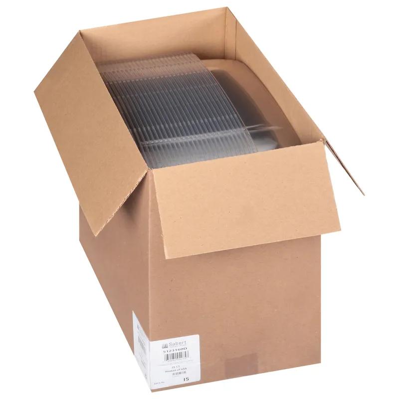 Mozaïk® Lid 16X16X3.53 IN PET Clear Square For Platter 25/Case