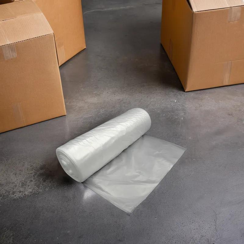 Can Liner 33X39 IN Clear LDPE 1.5MIL Coreless 100/Case