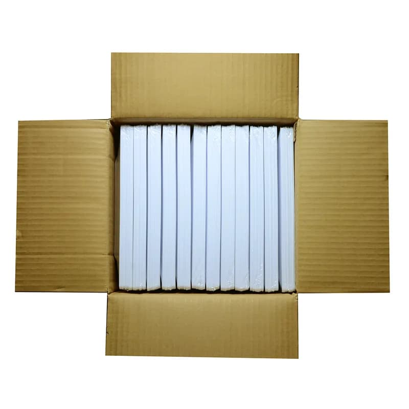Plate 9.5X9.5 IN Plastic White Square 120/Case