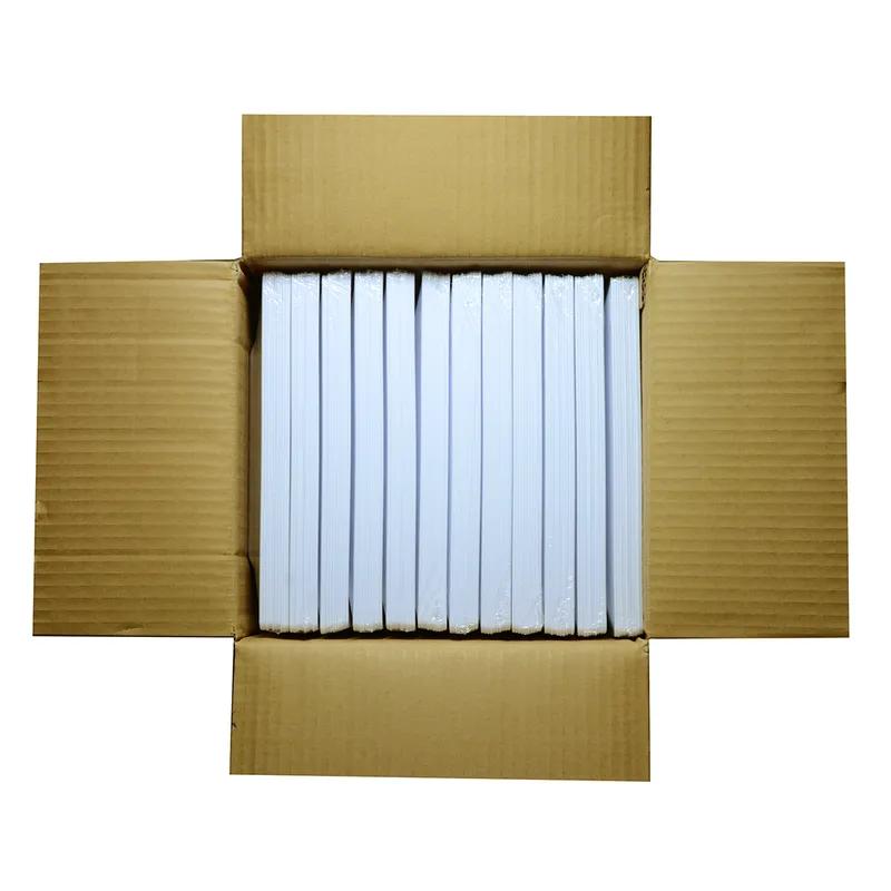 Plate 9.5X9.5 IN Plastic White Square 120/Case