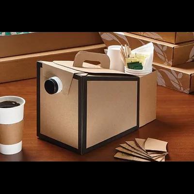 The Caddy™ Condiment Carrier 96 OZ Beverage on the Move 6.5X3.63X6 IN Paperboard Kraft 100/Case