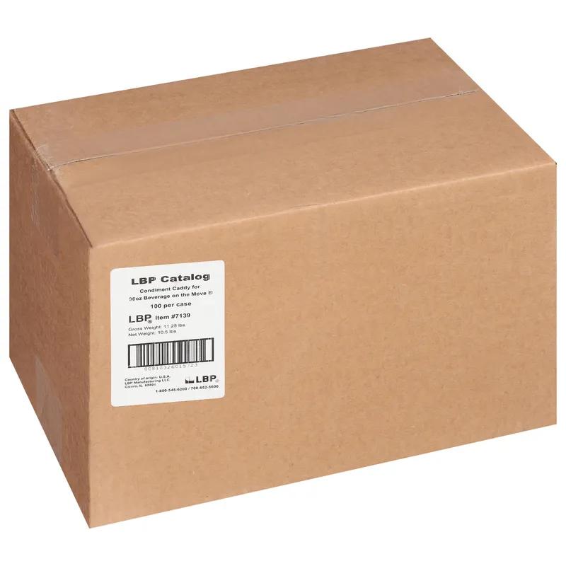 The Caddy™ Condiment Carrier 96 OZ Beverage on the Move 6.5X3.63X6 IN Paperboard Kraft 100/Case