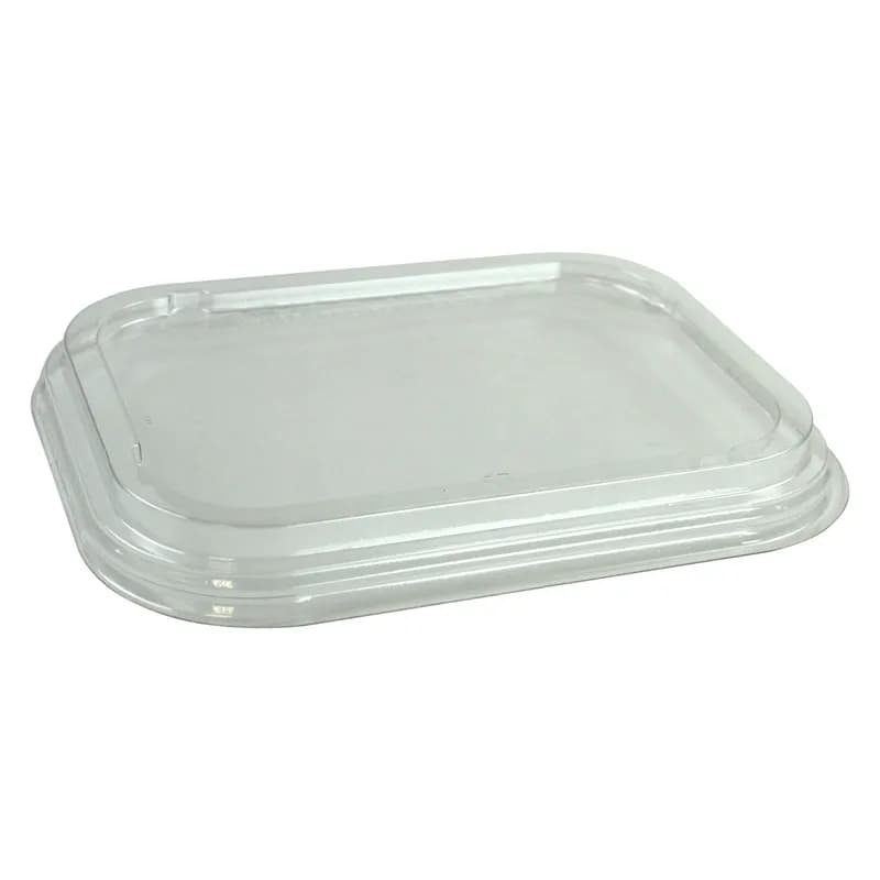 Lid Dome 5X6.6X0.62 IN PET Clear Rectangle For Container 600/Case