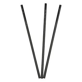 Victoria Bay Jumbo Straw 7.75 IN PP Black Wrapped 500 Count/Pack 4 Packs/Case 2000 Count/Case