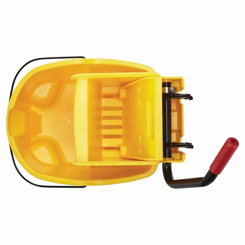 WaveBrake® Mop Bucket & Wringer 26 QT Plastic Yellow Side Press 1/Each