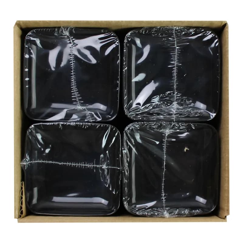 Mozaïk® Tasting Plate Mini Black Square 200/Case